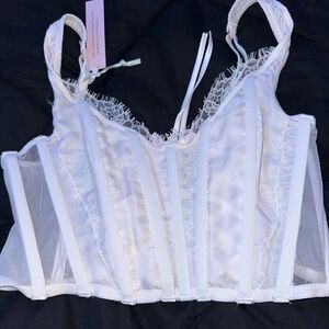 Victoria's Secret White Lace Bra